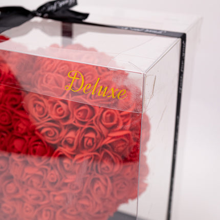 Aranjament de Lux Inima „Red Passion Heart” Artizanal