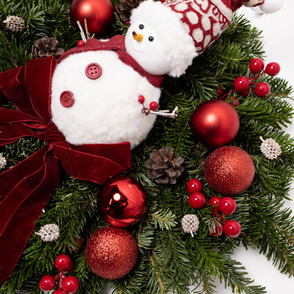 Coroniță Craciun "Winter Cheer" din Brad Nobilis