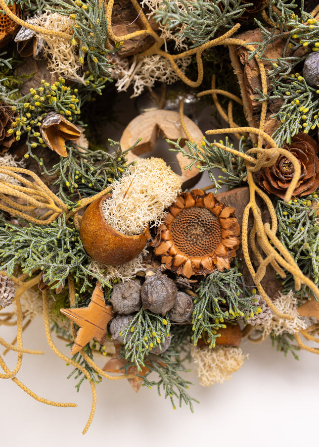 Coroniță Crăciun "Silver Forest" din Mix Brad Argintiu