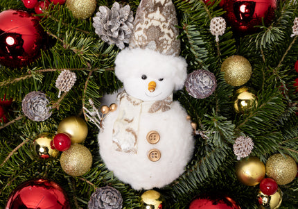 Coroniță Craciun "Frosty Joy" din Brad Natural Nobilis
