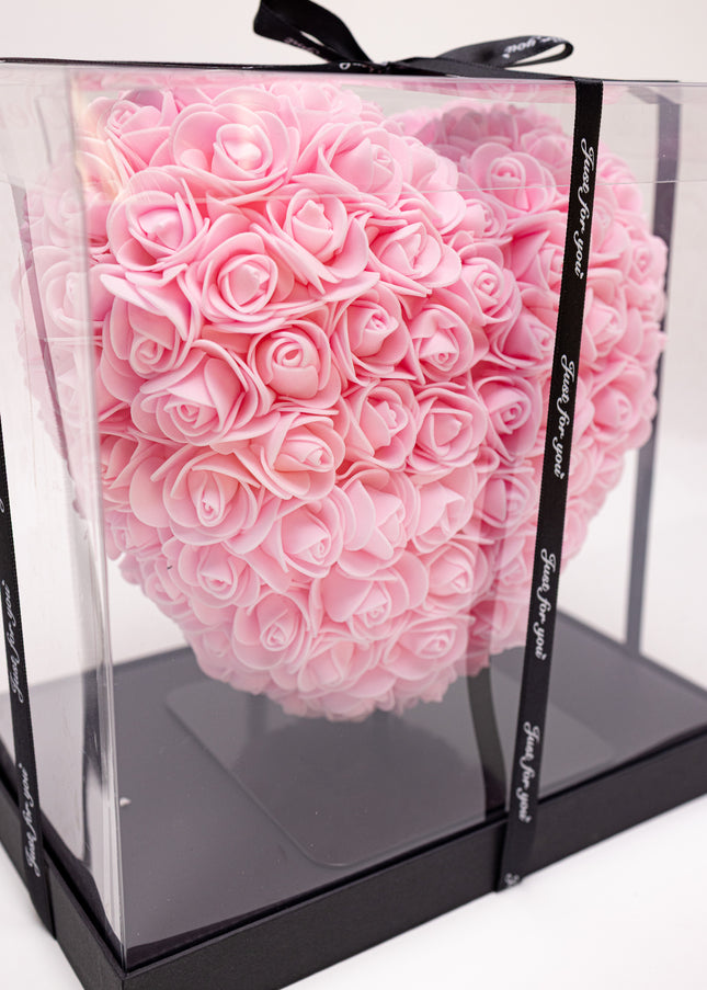 Aranjament de Lux "Pink Quartz Heart" în Ediție Deluxe