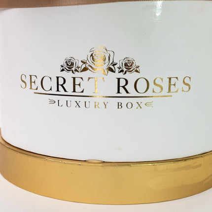 Aranjament Lux Trandafiri Săpun Albi și Ursulet Catifea