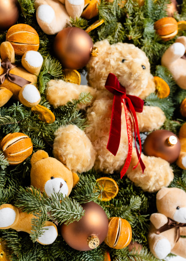 Coroniță de Crăciun Gigant „Teddy Bear’s Winter Hug”
