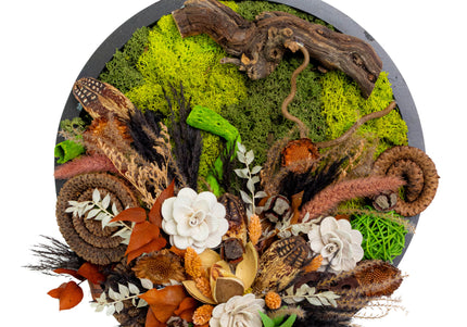 Tablou decorativ „Autumn Forest” – compoziție naturală în tonuri de toamnă