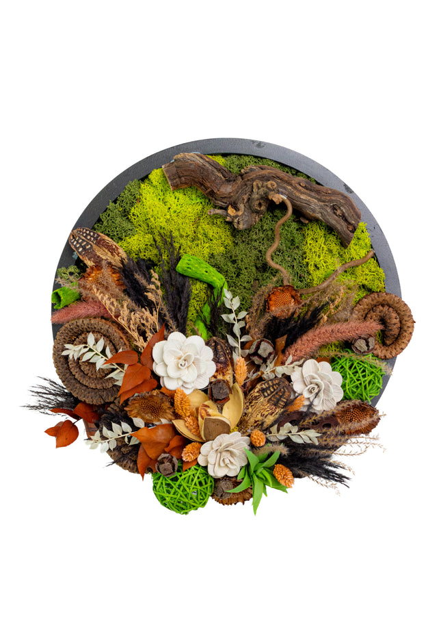 Tablou decorativ „Autumn Forest” – compoziție naturală în tonuri de toamnă