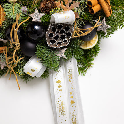 Coroniță Crăciun "Midnight Forest" din Brad Nobilis