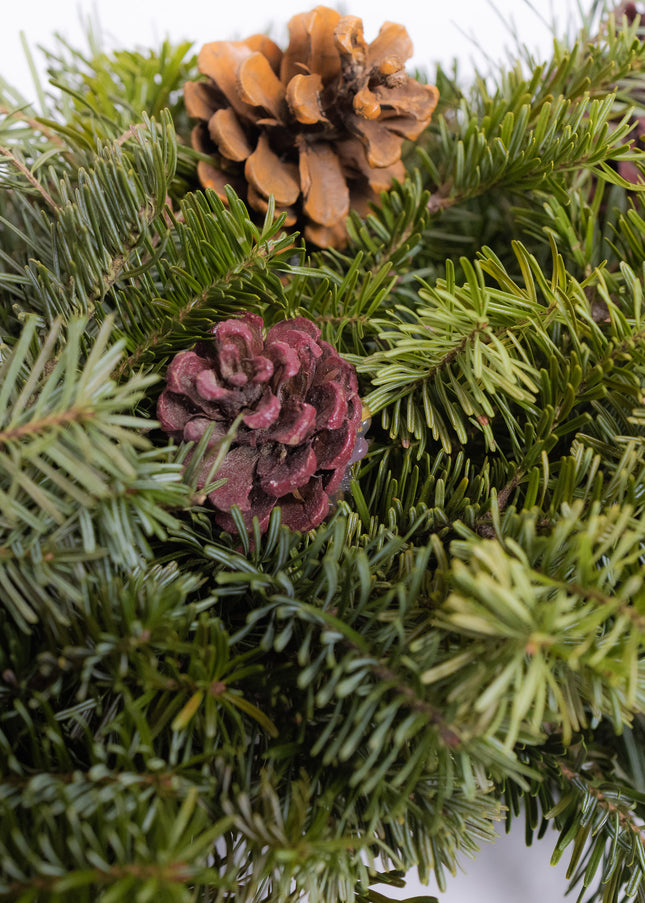 Ghirlandă de Crăciun din Brad Natural „Evergreen Forest Path”
