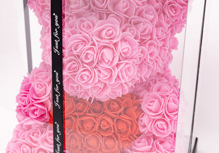 Aranjament de Lux "Rose Quartz Teddy" în Ediție Deluxe