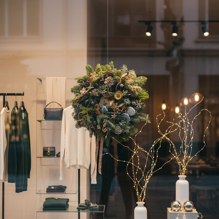 Coroniță Crăciun "Nature's Owl" din Brad Nobilis Natural