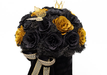 Aranjament de Lux "Golden Onyx Majesty" cu Coronetă Imperială