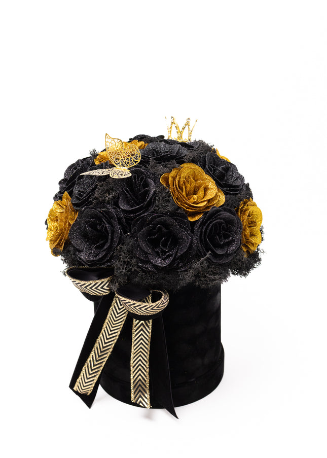 Aranjament de Lux "Golden Onyx Majesty" cu Coronetă Imperială