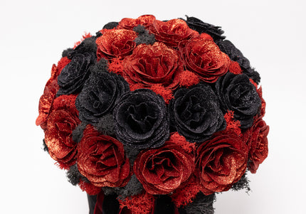 Aranjament de Lux Bordeaux „Midnight Garnet Radiance”