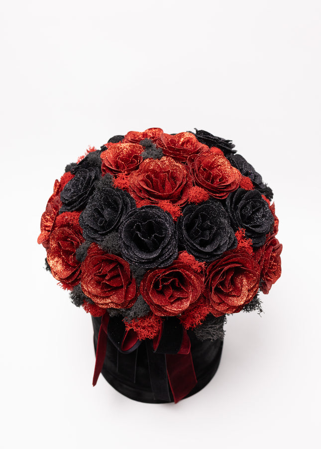 Aranjament de Lux Bordeaux „Midnight Garnet Radiance”