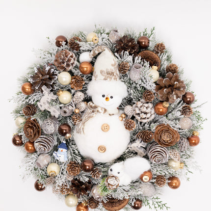 Coroniță Crăciun "Frosty Forest" din Brad Artificial 4D