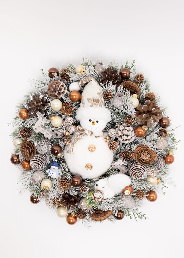 Coroniță Crăciun "Frosty Forest" din Brad Artificial 4D