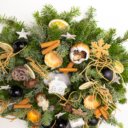 Coroniță Crăciun "Midnight Forest" din Brad Nobilis