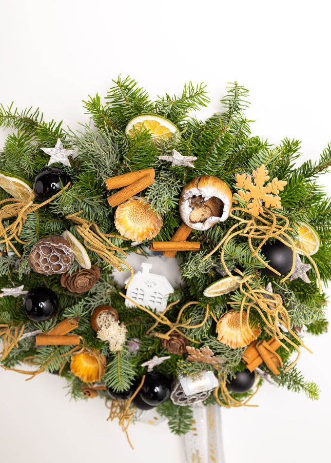 Coroniță Crăciun "Midnight Forest" din Brad Nobilis