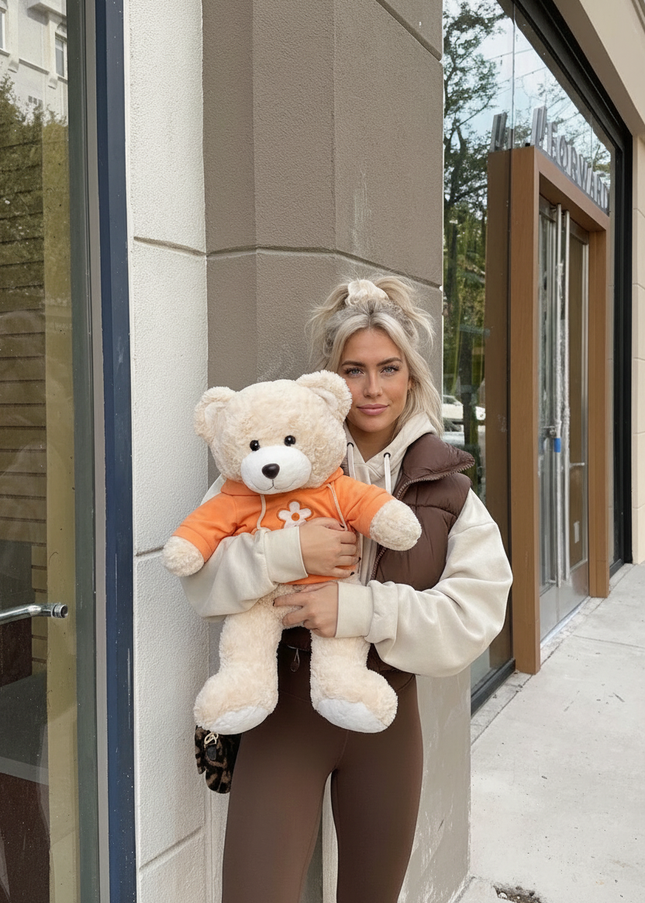 Jucărie de Lux „Teddy Cream Hug” – Ediție Colector 55 cm