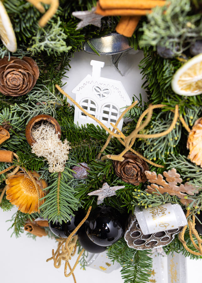 Coroniță Crăciun "Midnight Forest" din Brad Nobilis