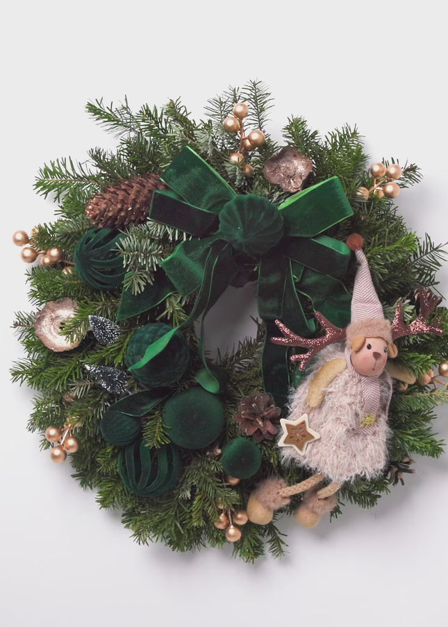 Coroniță Crăciun "Forest Majesty" din Brad Nobilis