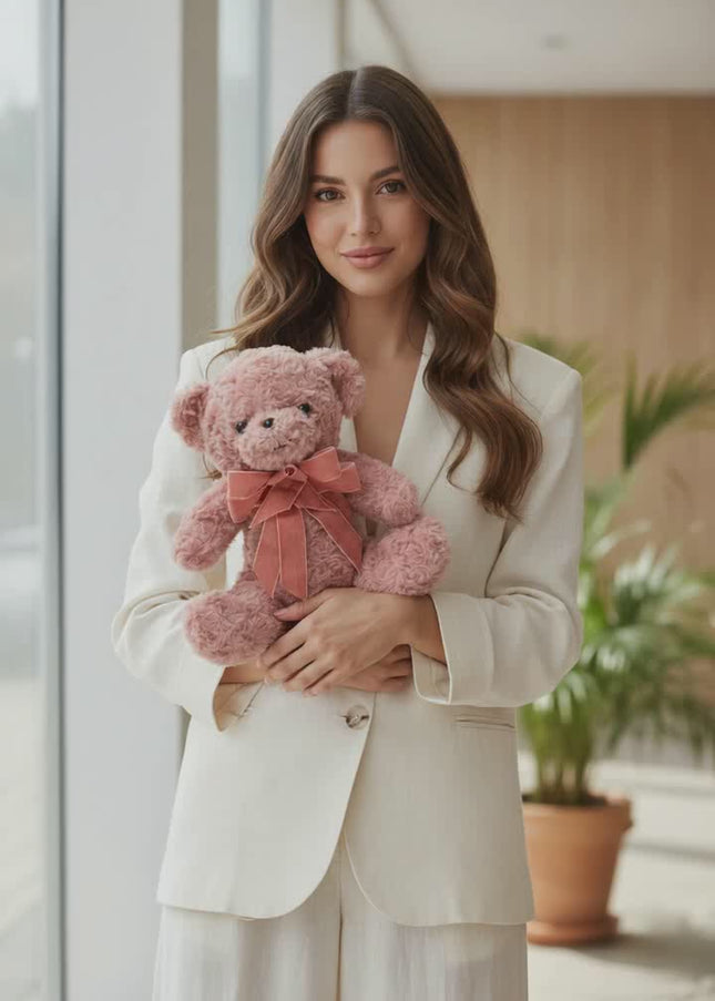 Jucărie de Lux „Rose Quartz Hug” – Ediție Boutique 30 cm