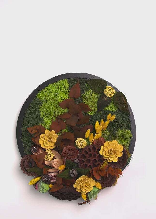 Tablou decorativ „Golden Autumn” – decor în nuanțe calde de toamnă