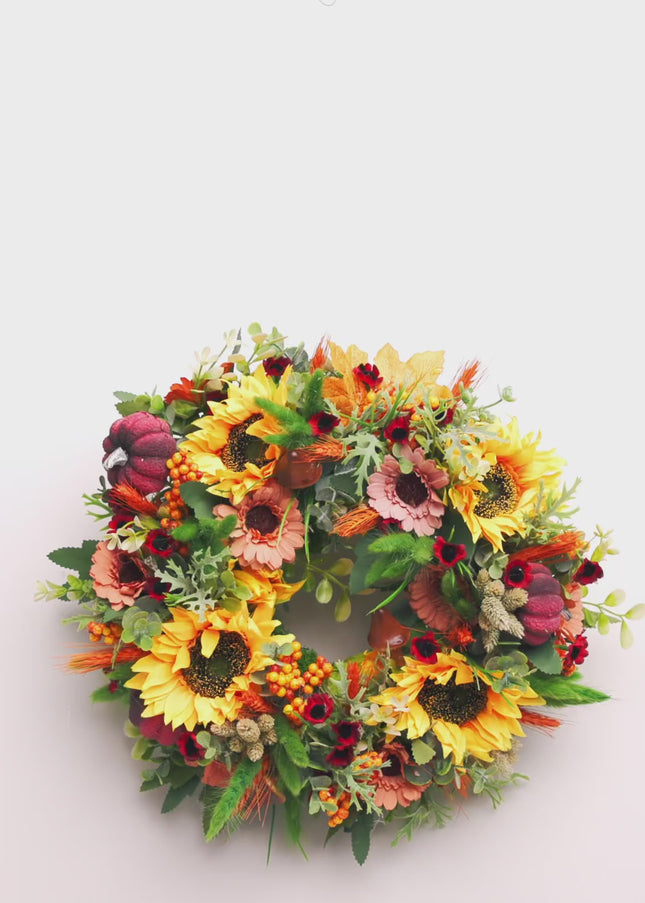 Coroniță Florală „Sun-Kissed Harvest”