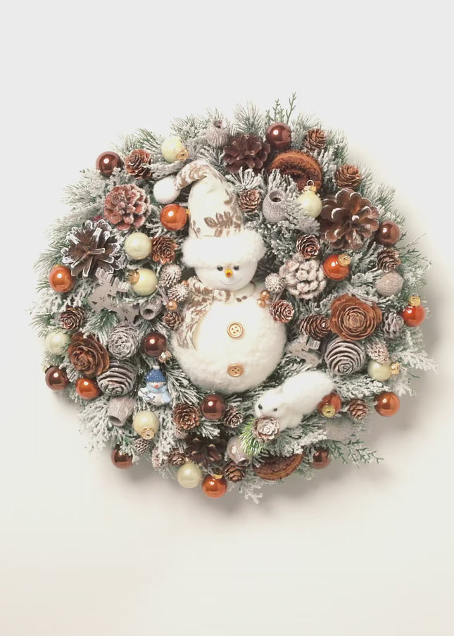 Coroniță Crăciun "Frosty Forest" din Brad Artificial 4D