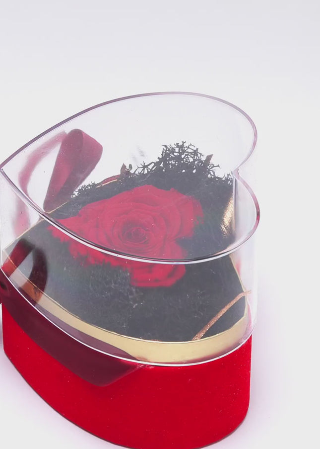 Aranjament de Lux „Eternal Heart” cu Trandafir Criogenat Gigant