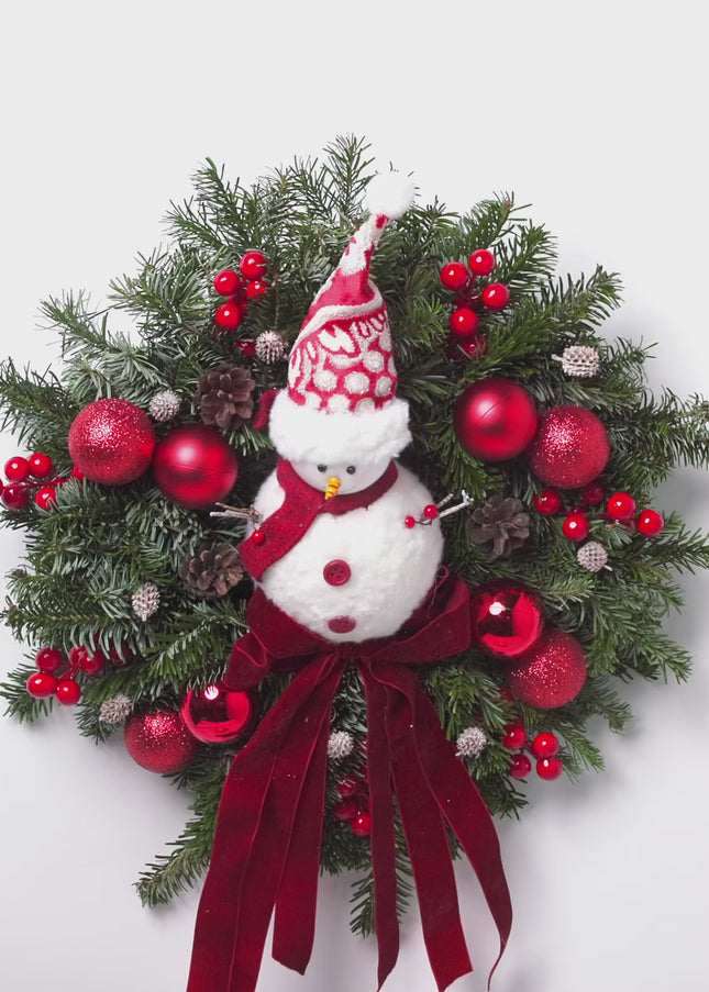 Coroniță Craciun "Winter Cheer" din Brad Nobilis