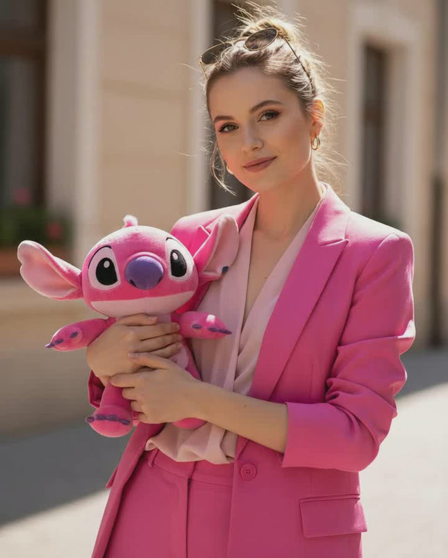 Jucărie de Lux „Pink Cosmic Stich” – Ediție Intergalactică 22 cm
