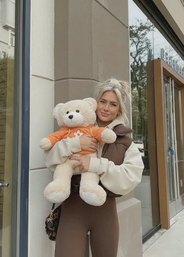 Jucărie de Lux „Teddy Cream Hug” – Ediție Colector 55 cm