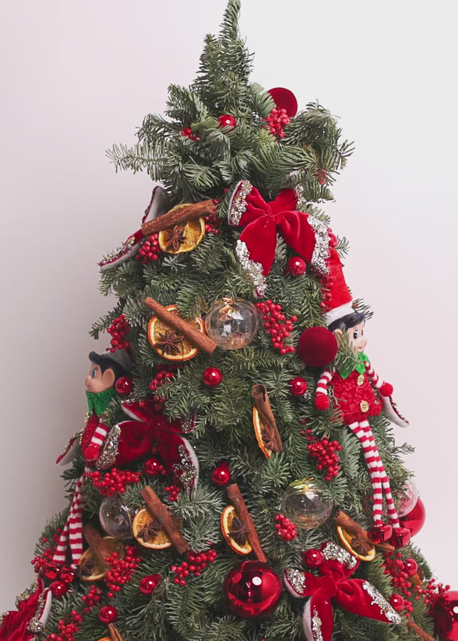 Brad de Crăciun Artizanal „The Elves' Royal Fir”