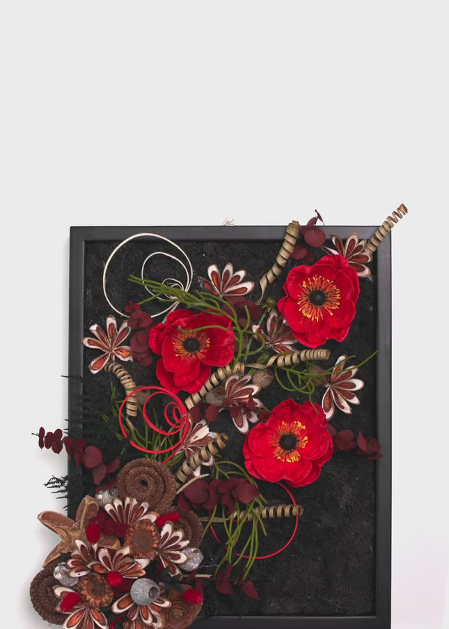 Tablou decorativ „Scarlet Poppy” – compoziție cu maci roșii