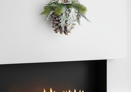 Ornament de Crăciun Premium „Snowy Giant Pinecone”