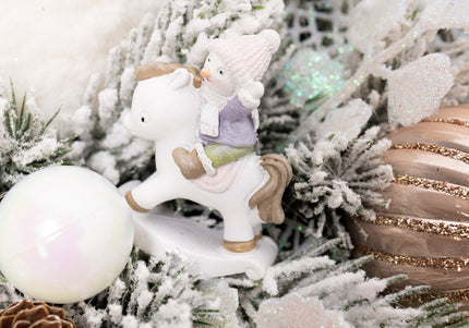 Coroniță Gigantică "Snowy Frosty" cu Brad Artificial 4D