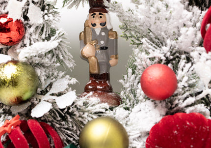 Coroniță de Crăciun "Nutcracker" cu Brad Nins și Aur