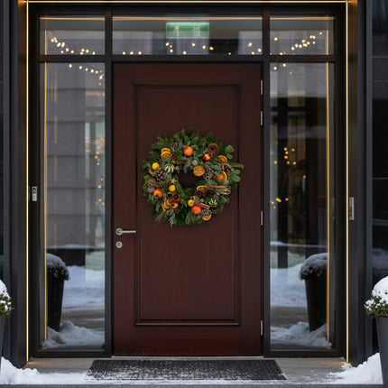 Coroniță Crăciun "Natural Harvest" din Mix de Brad Natural