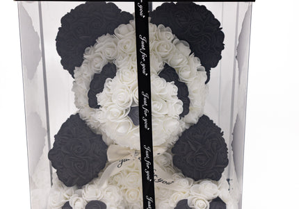 Ursulet de Lux „Panda Noir & Blanc” Artizanal