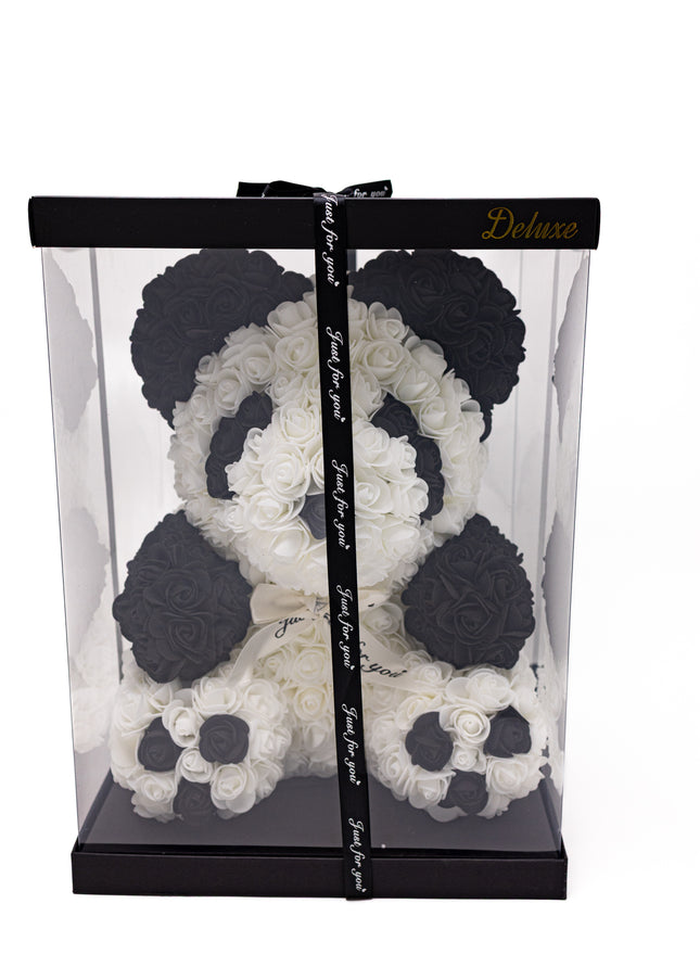 Ursulet de Lux „Panda Noir & Blanc” Artizanal