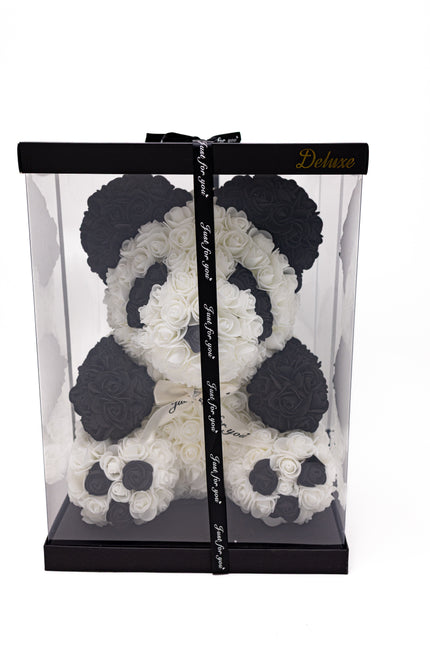 Ursulet de Lux „Panda Noir & Blanc” Artizanal