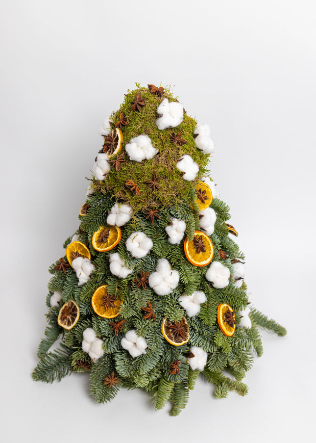 Mini-Brad Artizanal „Alpine Moss & Cotton Peak”