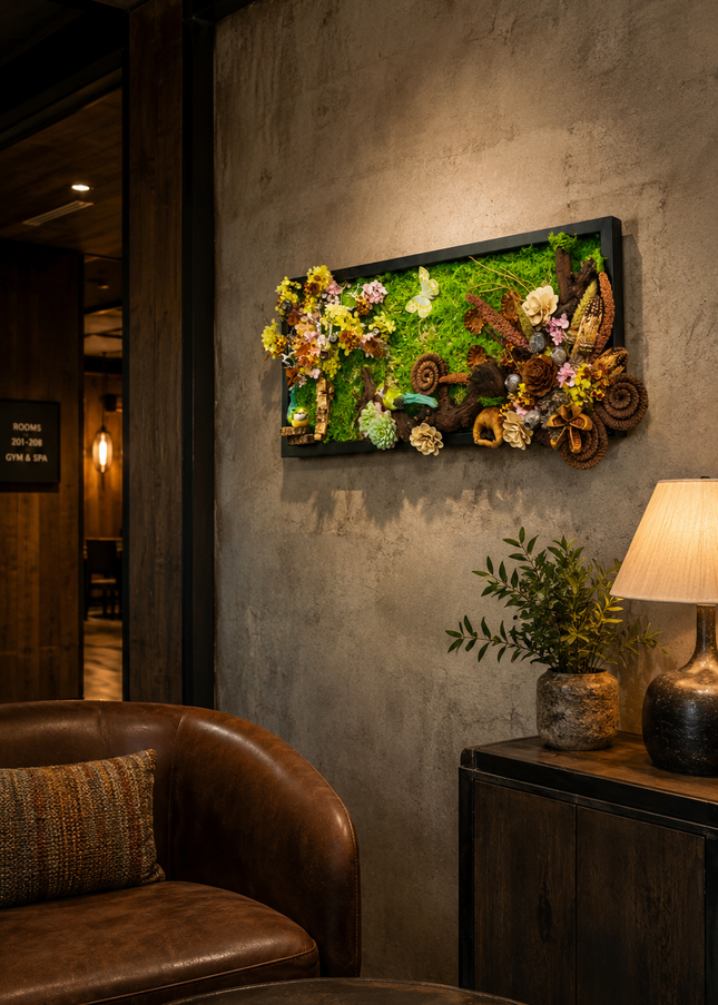 Tablou decorativ „Enchanted Garden” – compoziție inspirată din natură