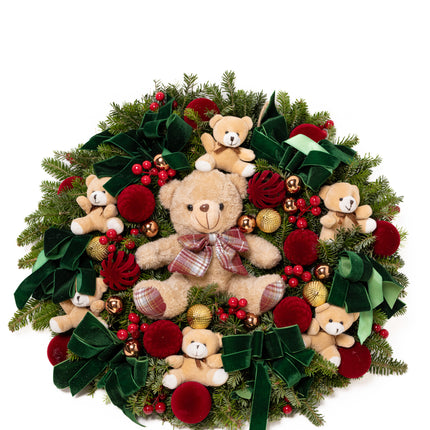 Coroniță Gigantică "Beary Christmas" din Brad Nobilis