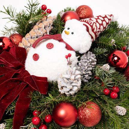 Coroniță Crăciun "Traditional Frosty" din Brad Nobilis