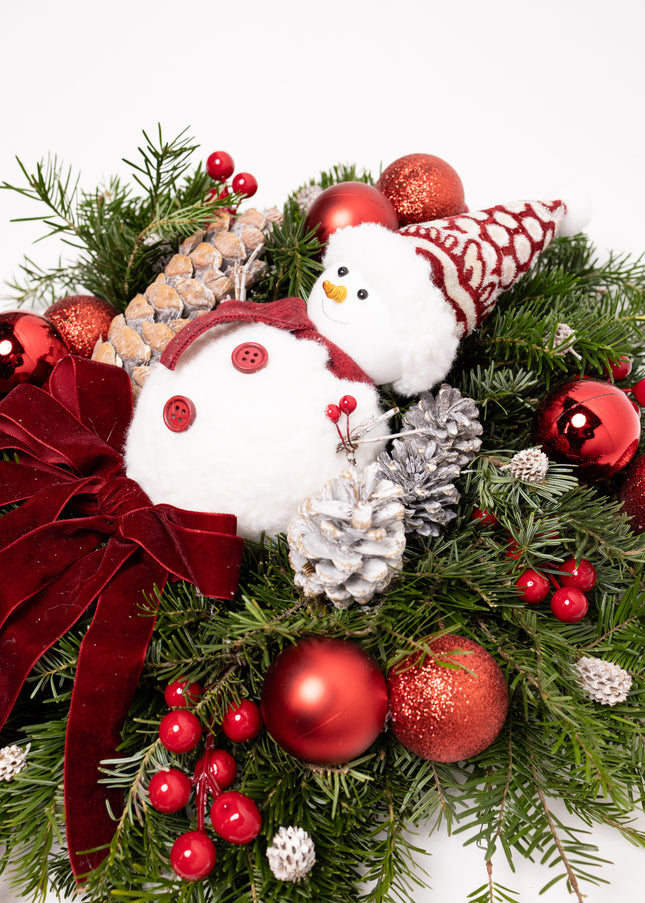 Coroniță Crăciun "Traditional Frosty" din Brad Nobilis