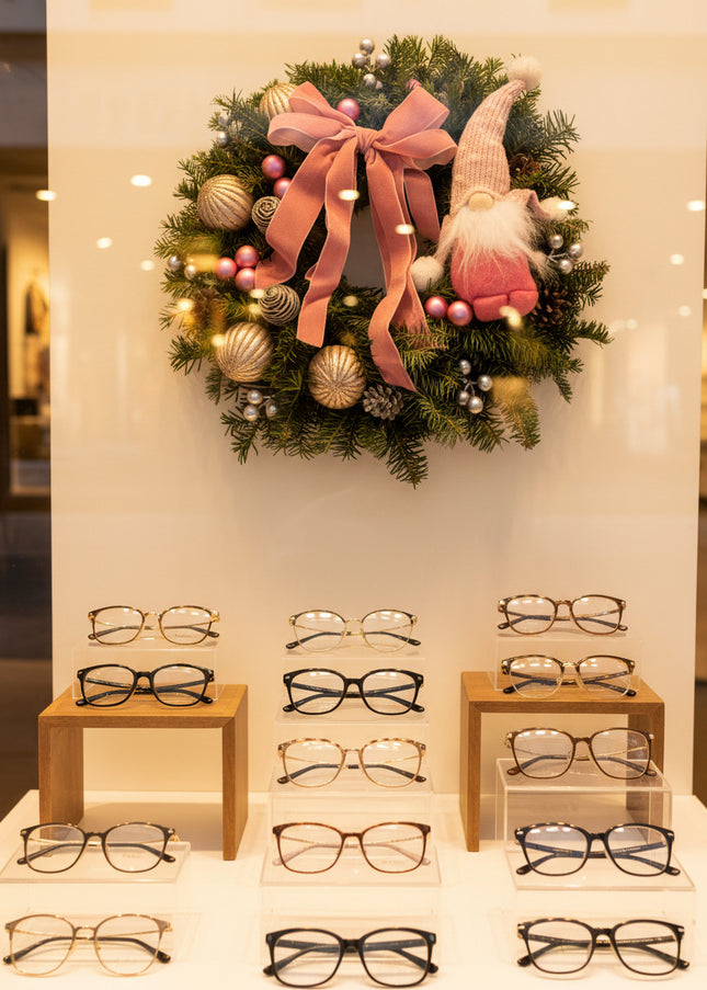 Coroniță Crăciun "Pink Gnomon" din Brad Nobilis