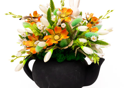 Set de Paște „Spring Duo” – aranjamente florale Sunny Bunny Pot & Spring Teapot
