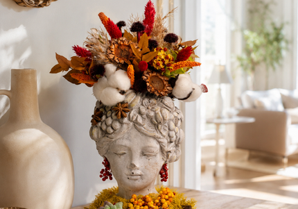 Aranjament floral „Autumn Lady” – design artistic în tonuri de toamnă