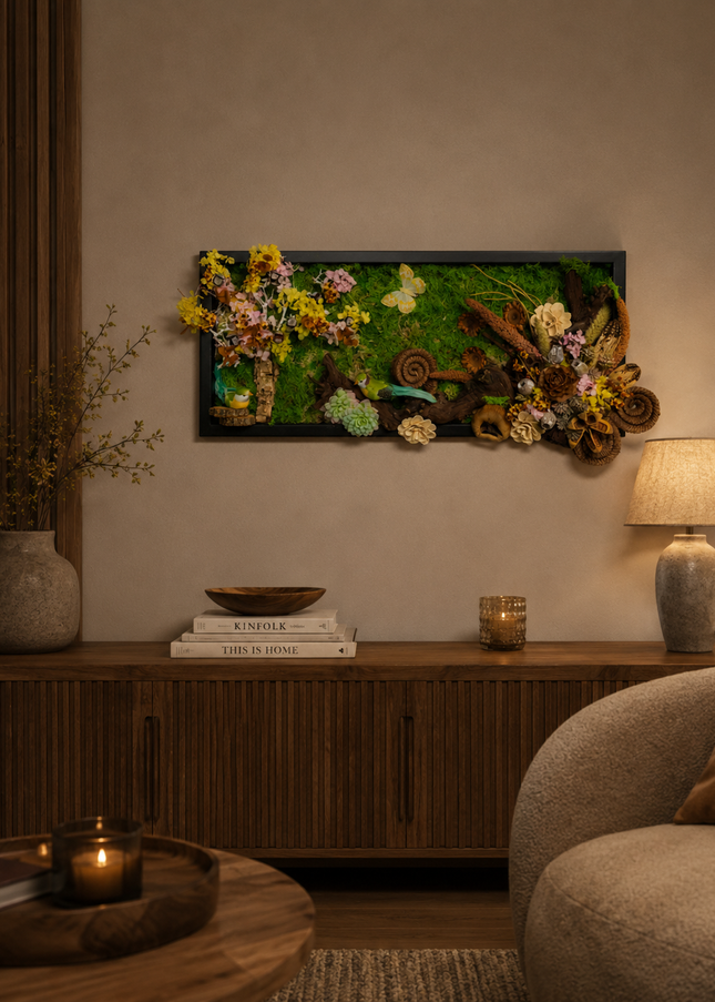 Tablou decorativ „Enchanted Garden” – compoziție inspirată din natură